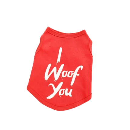 تاپ ساده I WOOF YOU
